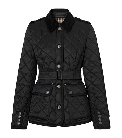 burberry jacket women quilted|burberry women's diamond quilted jacket.